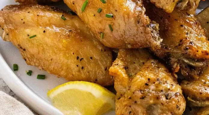 Easy Lemon Pepper Chicken Wings Lemon Pepper Chicken Wings