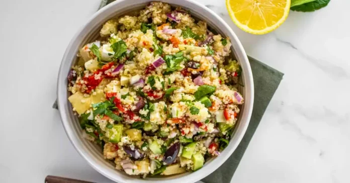 Mediterranean Chicken Quinoa Salad