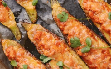 Parmesan Chicken Zucchini Boats Parmesan Chicken Zucchini Boats