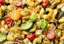 Pesto Chicken Pasta Salad Pesto Chicken Pasta Salad