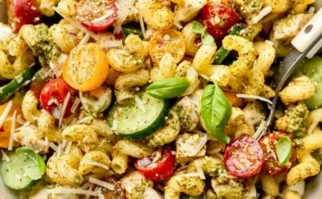 Pesto Chicken Pasta Salad Pesto Chicken Pasta Salad