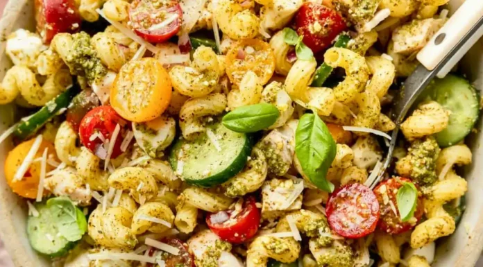 Pesto Chicken Pasta Salad Pesto Chicken Pasta Salad