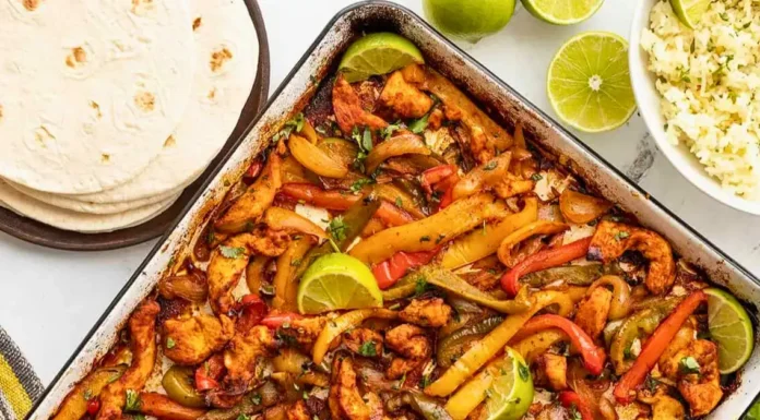 Sheet Pan Chicken Fajitas Sheet Pan Chicken Fajitas