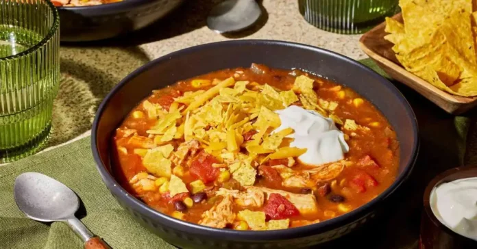 Slow Cooker Chicken Taco Soup