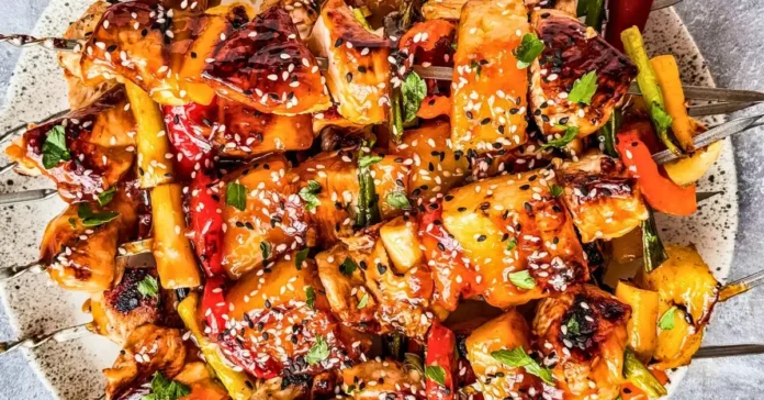 Teriyaki Chicken Skewers