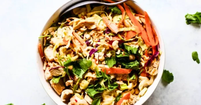 Thai Peanut Chicken Salad
