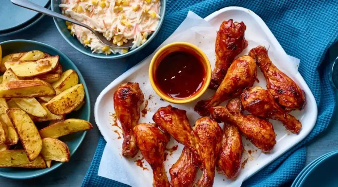 Barbecue Chicken Potato Wedges Barbecue Chicken Potato Wedges