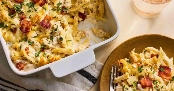 Chicken Bacon Ranch Casserole