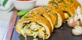 Chicken Parmesan Stuffed Breadsticks Chicken Parmesan Stuffed Breadsticks