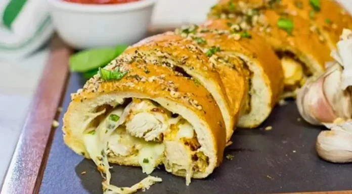 Chicken Parmesan Stuffed Breadsticks Chicken Parmesan Stuffed Breadsticks