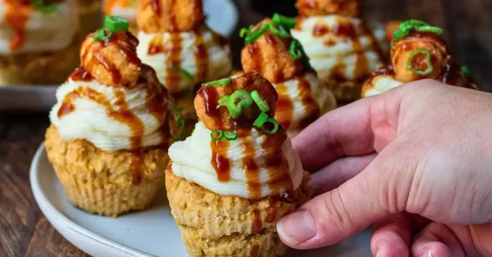 Chicken and Cornbread Muffins