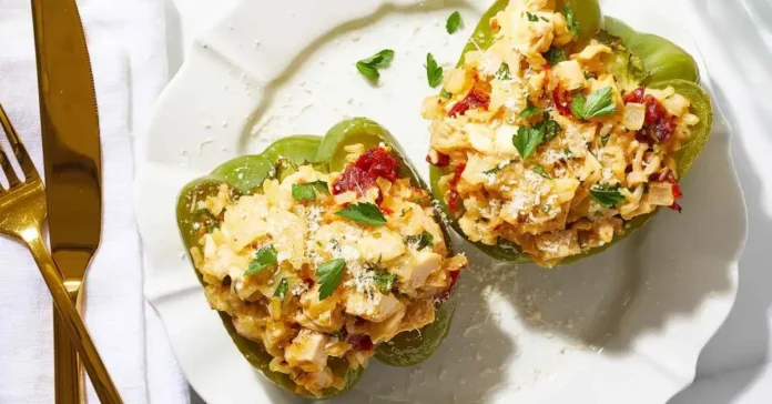 Chicken and Rice Stuffed Tomatoes