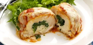 Stuffed Chicken Parmesan Stuffed Chicken Parmesan
