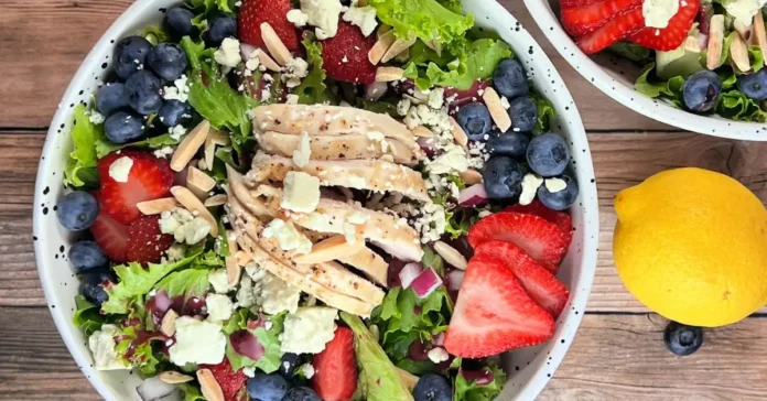 Blueberry Balsamic Chicken Salad