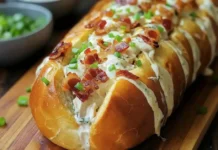 Chicken Bacon Ranch Stuffed Bread Chicken Bacon Ranch Stuffed Bread