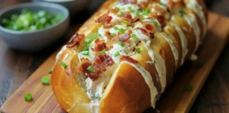 Chicken Bacon Ranch Stuffed Bread Chicken Bacon Ranch Stuffed Bread