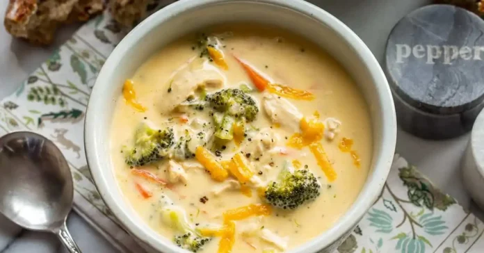 Chicken Broccoli Cheddar Soup