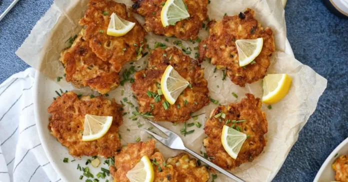 Chicken Corn Fritters