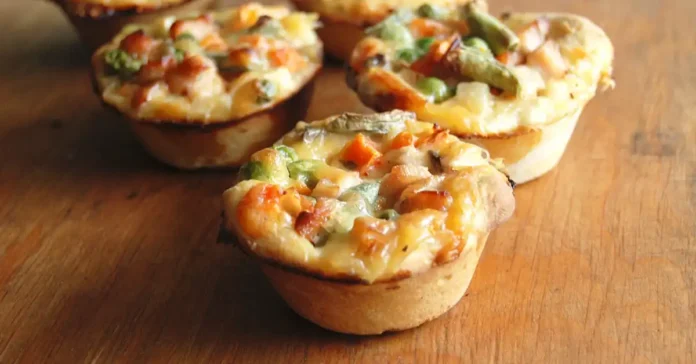 Chicken Pot Pie Cupcakes