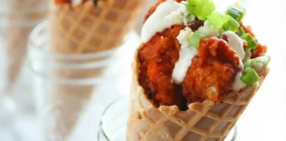 Chick N’ Cone Copycat Recipe Chicken and Waffle Cones