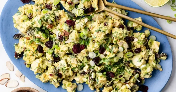 Greek Yogurt Curry Chicken Salad