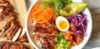 Korean Chicken Bowls Korean Chicken Bowls