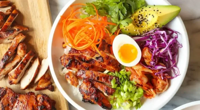 Korean Chicken Bowls Korean Chicken Bowls
