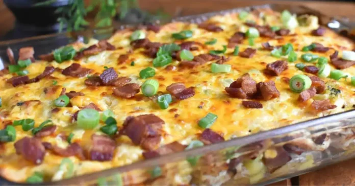 Loaded Baked Potato Chicken Casserole