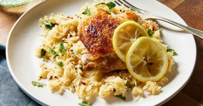 Oven Baked Chicken And Rice