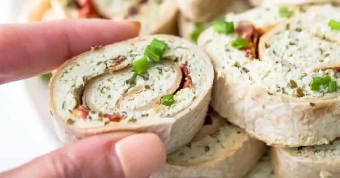 Pesto Chicken Pinwheels