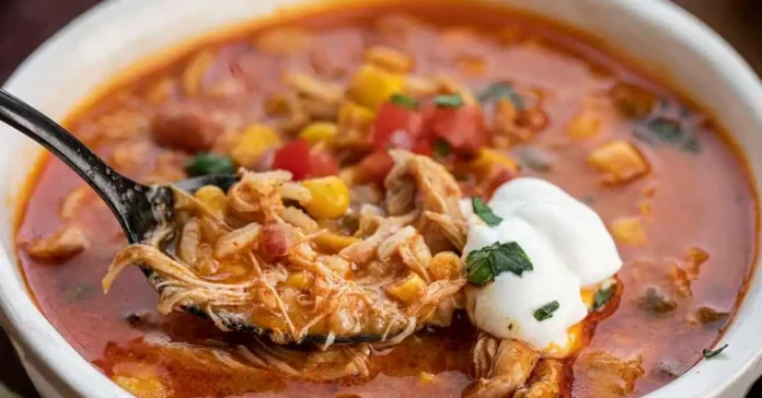 Spicy Chipotle Chicken Soup
