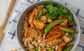 Thai Peanut Chicken Stir Fry Thai Peanut Chicken Stir Fry