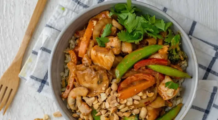 Thai Peanut Chicken Stir Fry Thai Peanut Chicken Stir Fry