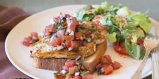 Chicken Bruschetta Chicken Bruschetta Toasts
