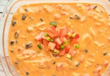 Easy Chicken Queso Dip Chicken Queso Dip