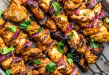 Chicken Tikka Kebab Chicken Tikka Skewers