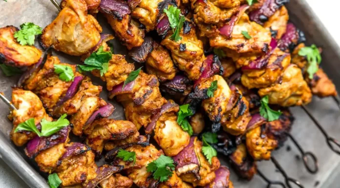 Chicken Tikka Kebab Chicken Tikka Skewers