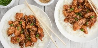 Ginger Sesame Chicken Ginger Sesame Chicken