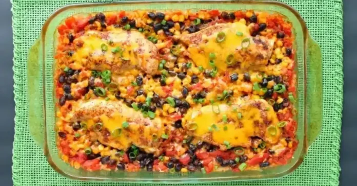 Cheesy Fiesta Chicken Bake