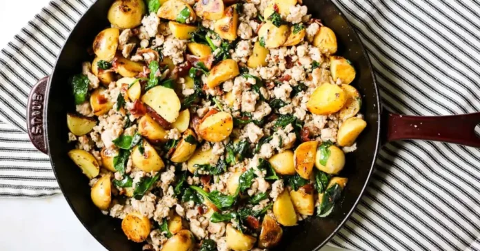 Chicken Bacon Potato Hash