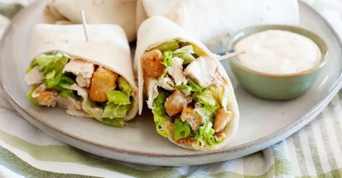 Chicken Caesar Wraps