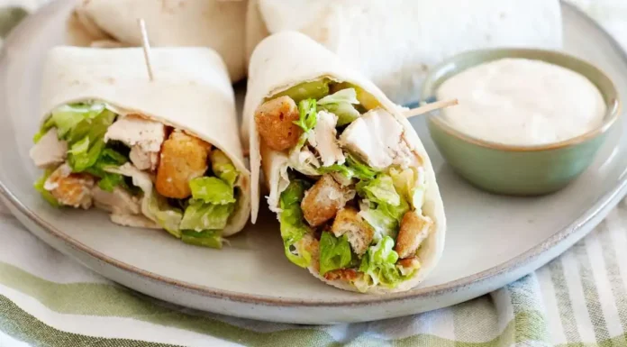 Chicken Caesar Wraps Chicken Caesar Wraps