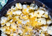 Keto Chicken Cauliflower Mac and Cheese Recipe Chicken Cauliflower Mac and Cheese