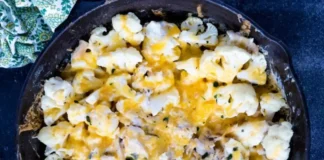 Keto Chicken Cauliflower Mac and Cheese Recipe Chicken Cauliflower Mac and Cheese