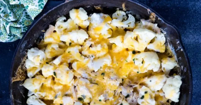 Chicken Cauliflower Mac and Cheese