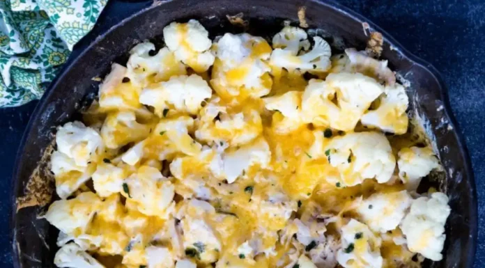 Keto Chicken Cauliflower Mac and Cheese Recipe Chicken Cauliflower Mac and Cheese