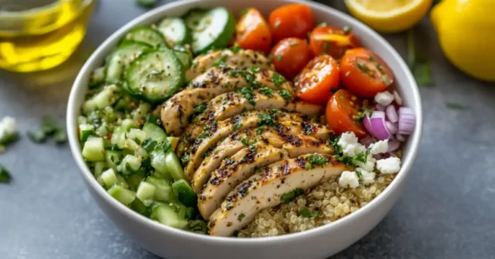 Chicken Garlic Herb Quinoa
