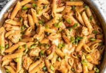 One Pot Creamy Cajun Chicken Pasta Recipe Easy Dinner Creamy Cajun Chicken Pasta