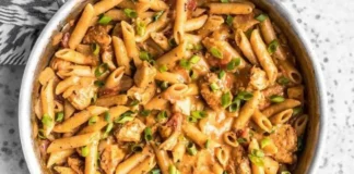 One Pot Creamy Cajun Chicken Pasta Recipe Easy Dinner Creamy Cajun Chicken Pasta
