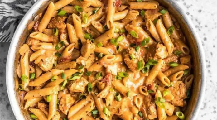 One Pot Creamy Cajun Chicken Pasta Recipe Easy Dinner Creamy Cajun Chicken Pasta